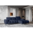 Narożnik GIANO S układ L Prawostronny z elektryczną regulacją siedziska w ktaninie AUSTIN 15 WERSAL