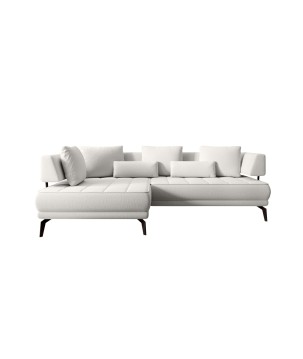 Narożnik GIOTTO L Lewostronnyelektryczna regulacja siedziska tkanina PERFECT HARMONY 02 WERSAL