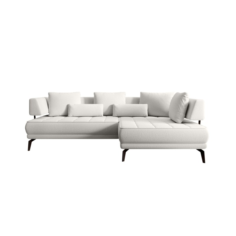 Narożnik GIOTTO L Prawostronnyelektryczna regulacja siedziska tkanina PERFECT HARMONY 02 WERSAL