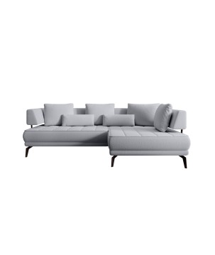 Narożnik GIOTTO L Prawostronnyelektryczna regulacja siedziska tkanina PERFECT HARMONY 80 WERSAL