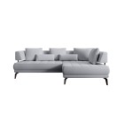 Narożnik GIOTTO L Prawostronnyelektryczna regulacja siedziska tkanina PERFECT HARMONY 80 WERSAL