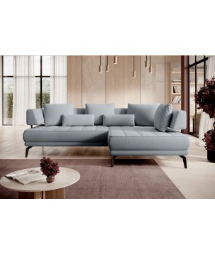 Narożnik GIOTTO L Prawostronnyelektryczna regulacja siedziska tkanina PERFECT HARMONY 85 WERSAL