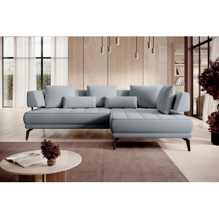 Narożnik GIOTTO L Prawostronnyelektryczna regulacja siedziska tkanina PERFECT HARMONY 85 WERSAL