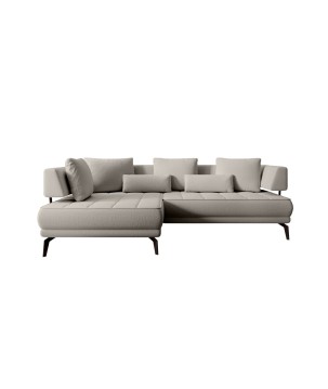 Narożnik GIOTTO L Lewostronnyelektryczna regulacja siedziska tkanina PERFECT HARMONY 04 WERSAL