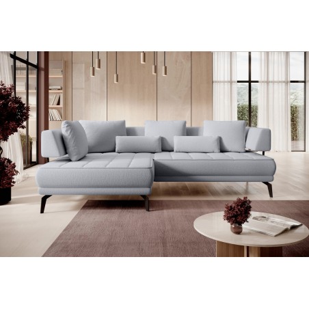 Narożnik GIOTTO L Lewostronnyelektryczna regulacja siedziska tkanina PERFECT HARMONY 80 WERSAL