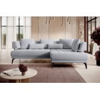 Narożnik GIOTTO L Prawostronnyelektryczna regulacja siedziska tkanina PERFECT HARMONY 80 WERSAL