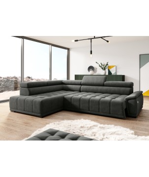 Narożnik GREMIO układ L Lewostronny z elektryczną regulacją siedziska WERSAL