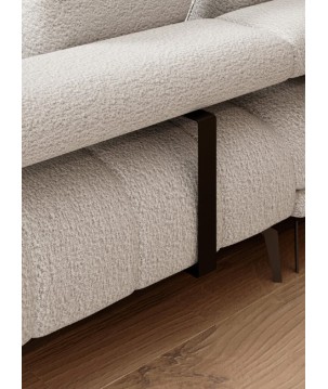 Narożnik MAGNETIC XL układ U Lewostronny elektryczna regulacja siedziska tkanina KANSAS WERSAL