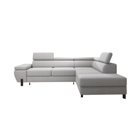 Narożnik MOLINA S układ L Prawostronny z funkcją spania w tkaninie CLOUD WERSAL