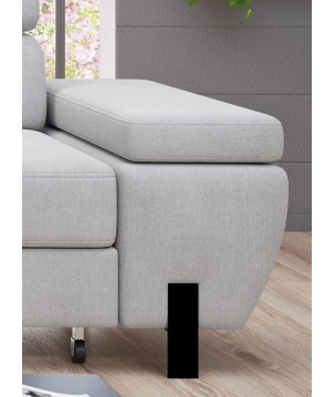 Narożnik MOLINA S układ L Prawostronny z funkcją spania w tkaninie CLOUD WERSAL