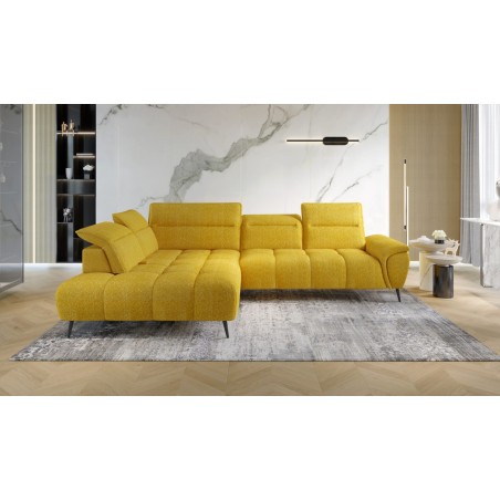 Narożnik MONTANA S układ L Lewostronny z elektryczną regulacją siedziska WERSAL