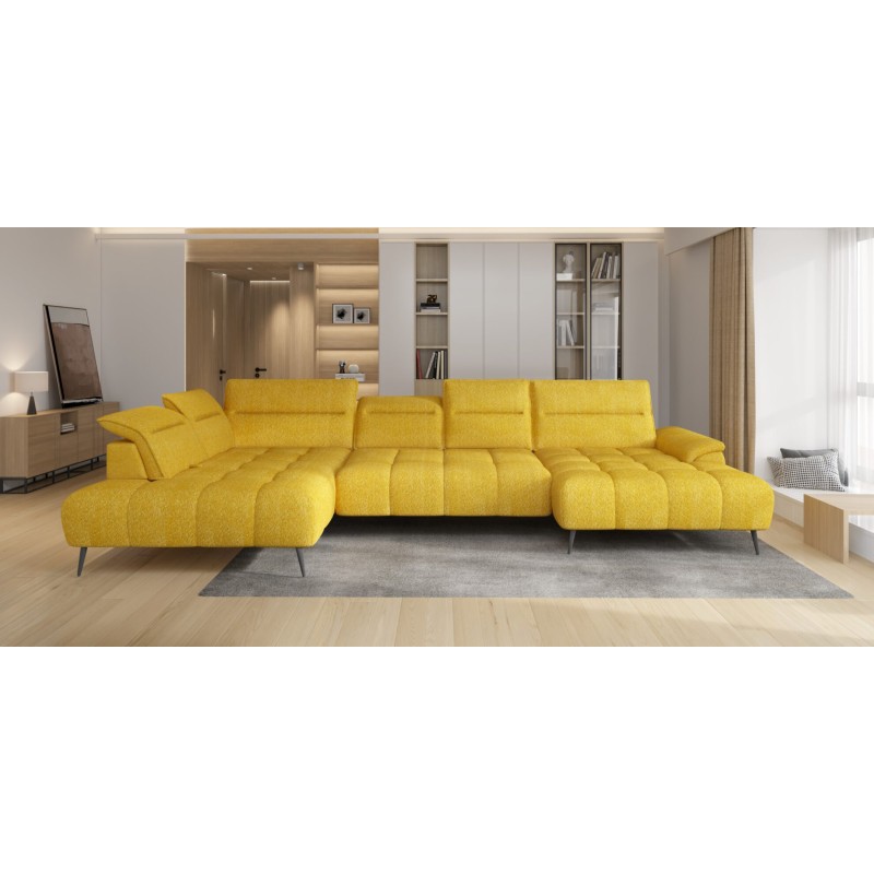 Narożnik MONTANA XL układ U Lewostronny z elektryczną regulacją siedziska WERSAL