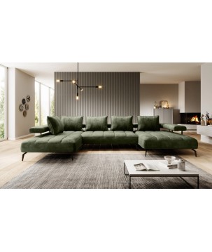 Narożnik MONTELLA S układ L Lewostronny z elektryczną regulacją siedziska WERSAL