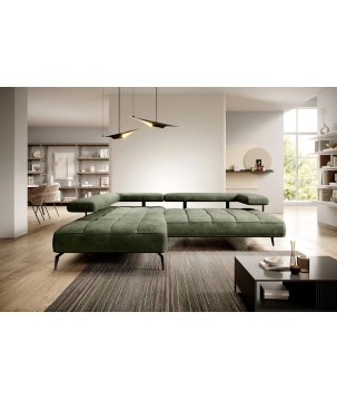 Narożnik MONTELLA S układ L Lewostronny z elektryczną regulacją siedziska WERSAL