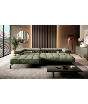 Narożnik MONTELLA XL układ U Lewostronny z elektryczną regulacją siedziska WERSAL