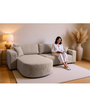 Narożnik BIS XL Uniwersalny z funkcją spania POSO 02 DomoHome