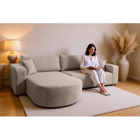 Narożnik BIS XL Uniwersalny z funkcją spania POSO 02 DomoHome