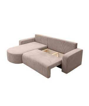 Narożnik BIS XL Uniwersalny z funkcją spania POSO 02 DomoHome