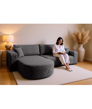 Narożnik BIS XL Uniwersalny z funkcją spania POSO 22 DomoHome