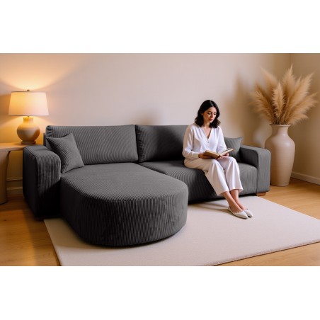 Narożnik BIS XL Uniwersalny z funkcją spania POSO 22 DomoHome