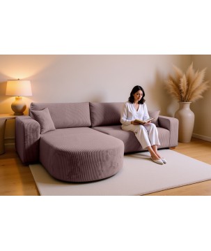 Narożnik BIS XL Uniwersalny z funkcją spania POSO 27 DomoHome