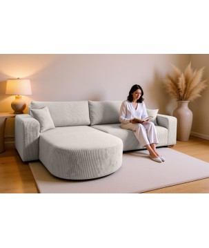 Narożnik BIS XL Uniwersalny z funkcją spania POSO 100 DomoHome