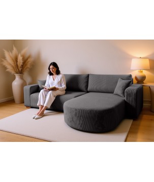 Narożnik BIS XL Uniwersalny z funkcją spania POSO 22 DomoHome