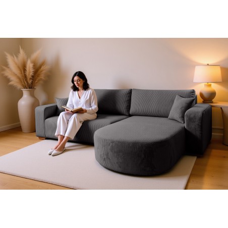 Narożnik BIS XL Uniwersalny z funkcją spania POSO 22 DomoHome