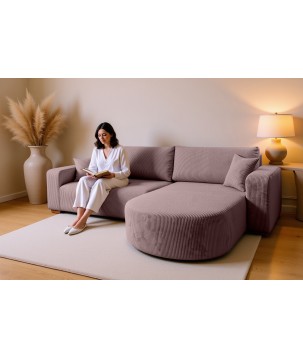 Narożnik BIS XL Uniwersalny z funkcją spania POSO 27 DomoHome