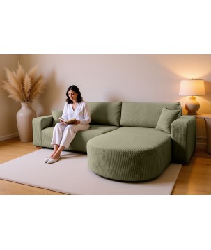 Narożnik BIS XL Uniwersalny z funkcją spania POSO 46 DomoHome