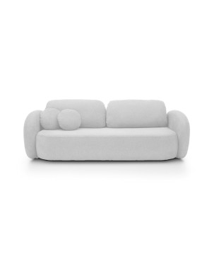 Sofa OLIO z funkcja spania i pojemnikiem BIAŁY ARAGON 01