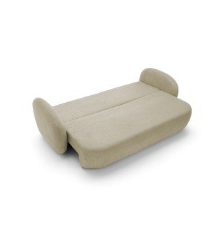 Sofa OLIO z funkcja spania i pojemnikiem BEŻOWY ARAGON 03