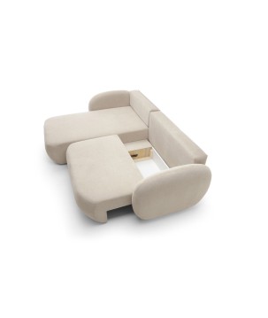 Narożnik OLIO Lewostronny w tkaninie Aragon 03