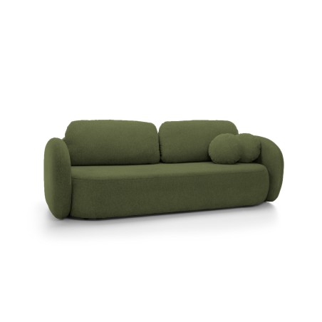Sofa OLIO z funkcja spania i pojemnikiem ZIELONY ARAGON 39