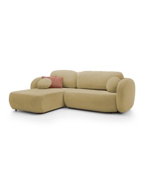 Narożnik OLIO Lewostronny w tkaninie Aragon 35