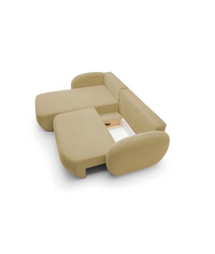 Narożnik OLIO Lewostronny w tkaninie Aragon 35