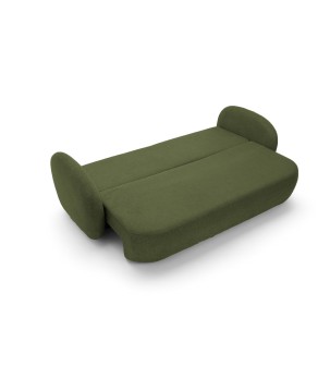 Sofa OLIO z funkcja spania i pojemnikiem ZIELONY ARAGON 39
