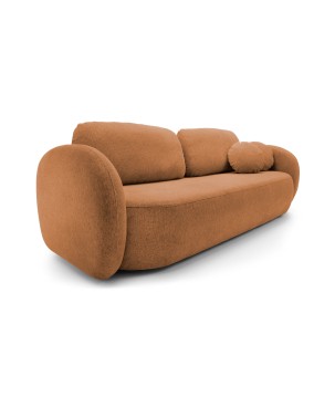 Sofa OLIO z funkcja spania i pojemnikiem MIEDZIANY ARAGON 56