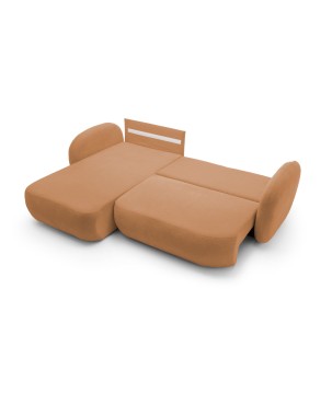 Narożnik OLIO Lewostronny w tkaninie Aragon 56