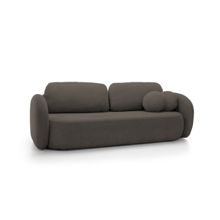 Sofa OLIO z funkcja spania i pojemnikiem CIEMNY SZARY ARAGON 97