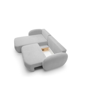 Narożnik OLIO Lewostronny w tkaninie Aragon 80