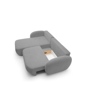 Narożnik OLIO Lewostronny w tkaninie Aragon 93