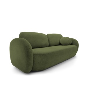 Sofa OLIO z funkcja spania i pojemnikiem ZIELONY ARAGON 39