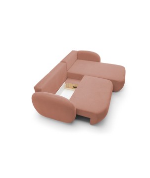 Narożnik OLIO Prawostronny w tkaninie Aragon 59