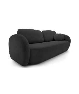 Sofa OLIO z funkcja spania i pojemnikiem ANTRACYTOWY ARAGON 99