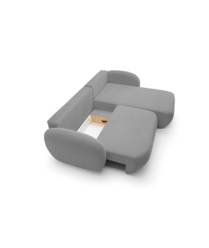 Narożnik OLIO Prawostronny w tkaninie Aragon 93