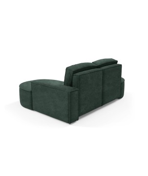 Narożnik MOLLY Lewostronny bez funkcji spania, wolnostojący tkanina ABRIAMO 09 Zielony