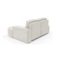 Narożnik MOLLY Lewostronny bez funkcji spania, wolnostojący tkanina ABRIAMO 04 Biały
