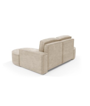 Narożnik MOLLY Prawostronny bez funkcji spania, wolnostojący tkanina ABRIAMO 03 Beżowy