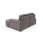 Narożnik MOLLY Prawostronny bez funkcji spania, wolnostojący tkanina ABRIAMO 07 Szary